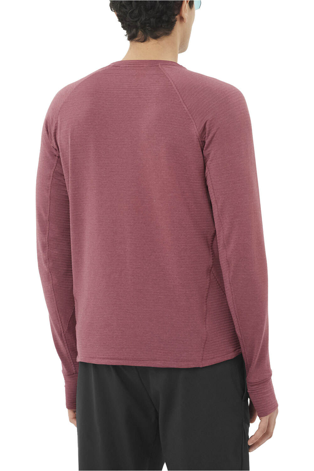 Salomon Sudaderas Montaña Hombre SNTIAL LIGHTWARM CN M vista trasera