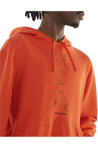 Salomon Sudaderas Montaña Hombre WORTHY HOODIE  M vista detalle