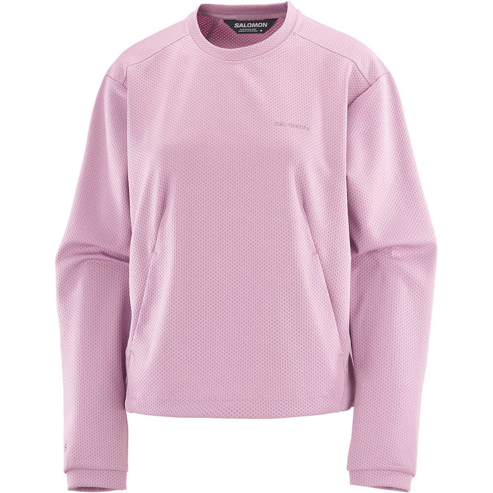 Salomon Sudaderas Montaña Mujer MOTOMESH CREWNECK W 06