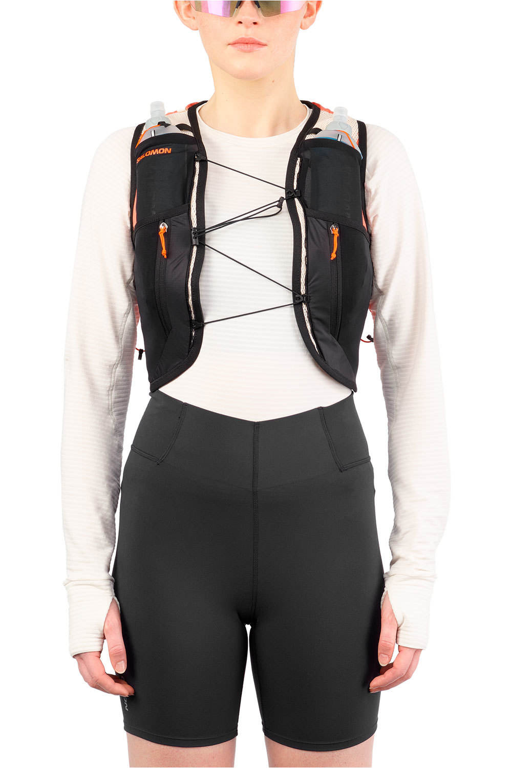 Salomon varios running ACTIVE SKIN 12 Women SET vista frontal