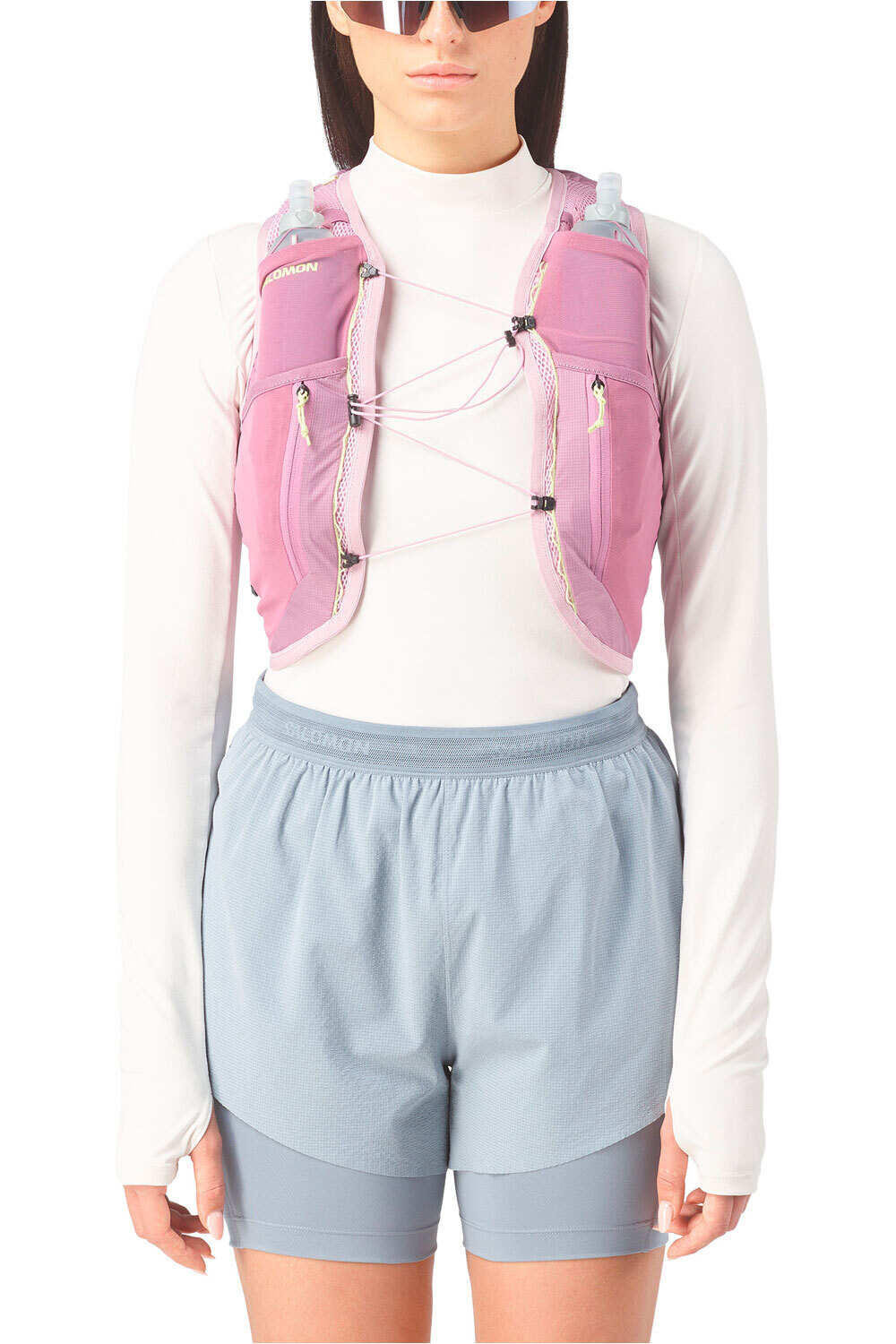 Salomon varios running ACTIVE SKIN 12 Women SET vista frontal