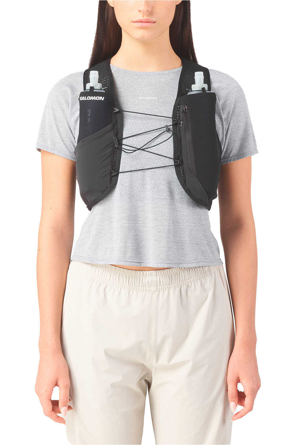 Salomon varios running GRAVEL SKIN 4 SET vista frontal