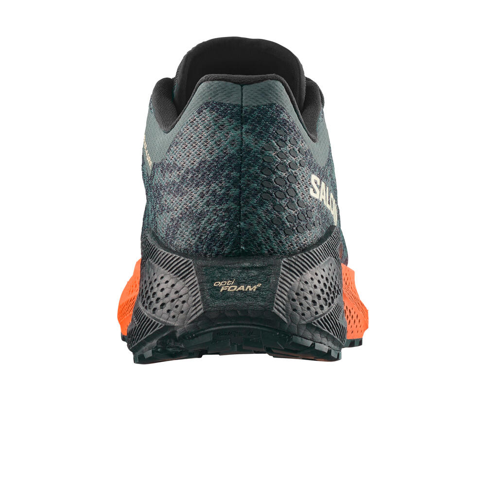 Salomon zapatilla running hombre AERO GLIDE 4 GRVL vista trasera