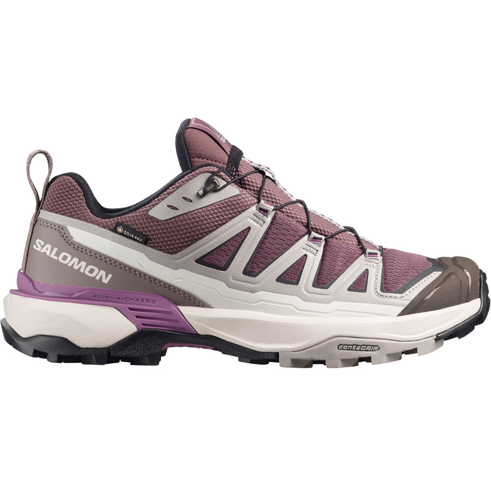 Salomon zapatilla trekking mujer X ULTRA 360 EDGE GTX W lateral exterior