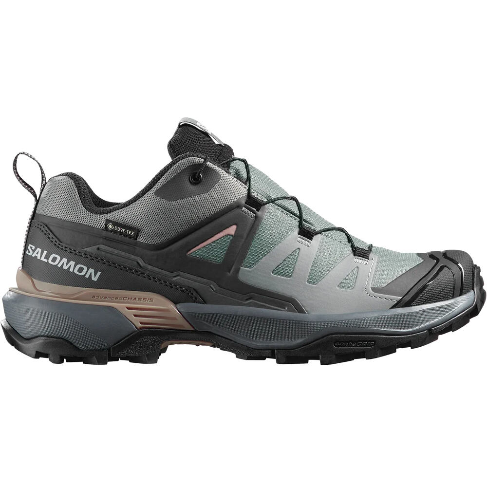 Salomon zapatilla trekking mujer X ULTRA 360 GTX W lateral exterior