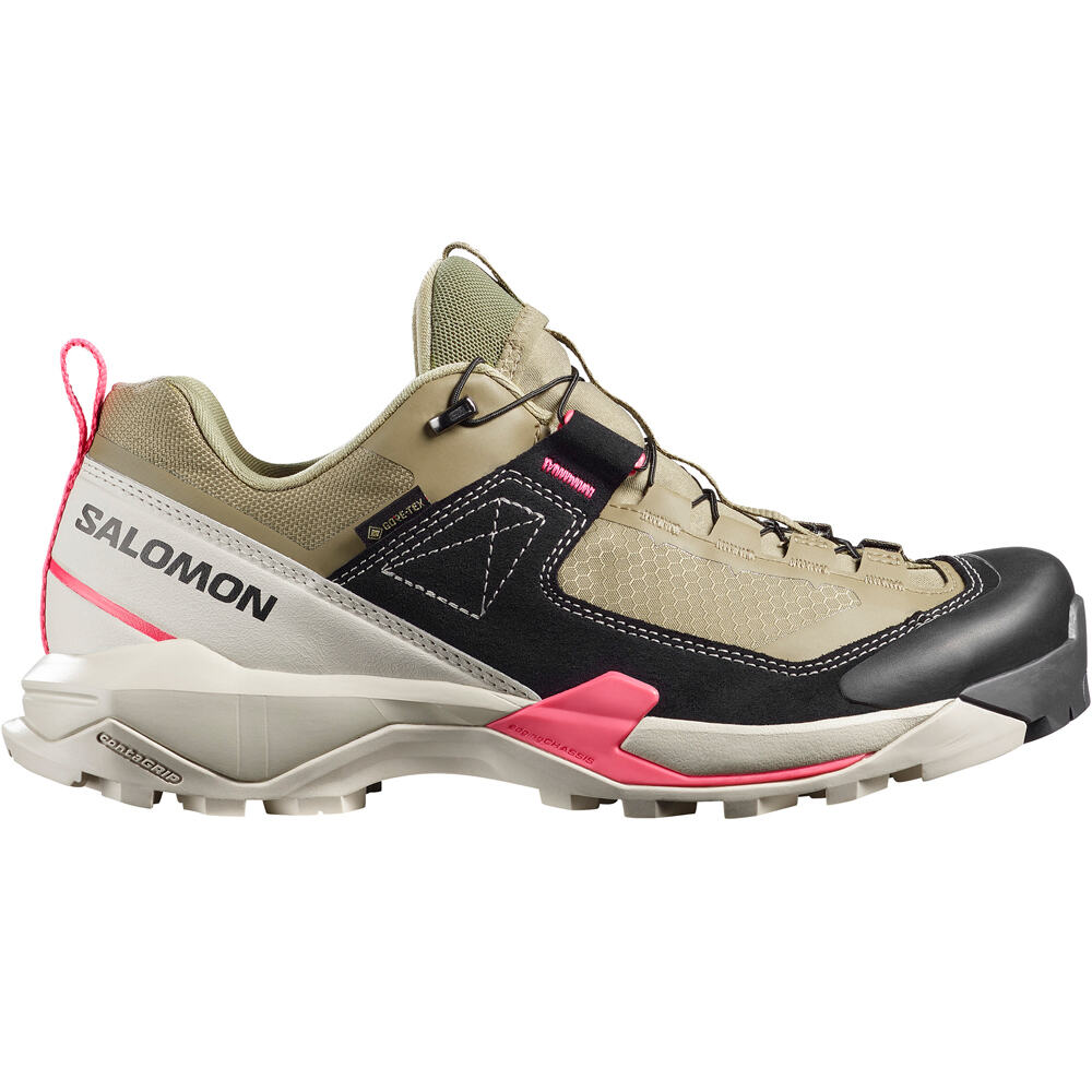 Salomon zapatilla trekking mujer X ULTRA ALPINE GTX W lateral exterior