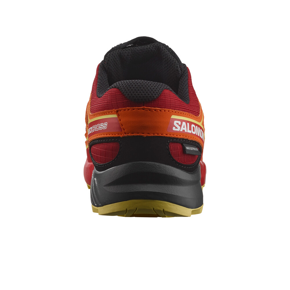 Salomon zapatilla trekking niño SPEEDCROSS CSWP J vista trasera