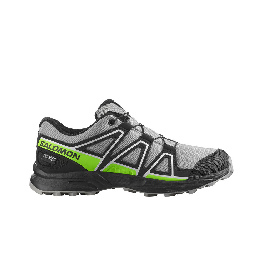 Salomon zapatilla trekking niño SPEEDCROSS WP J lateral exterior