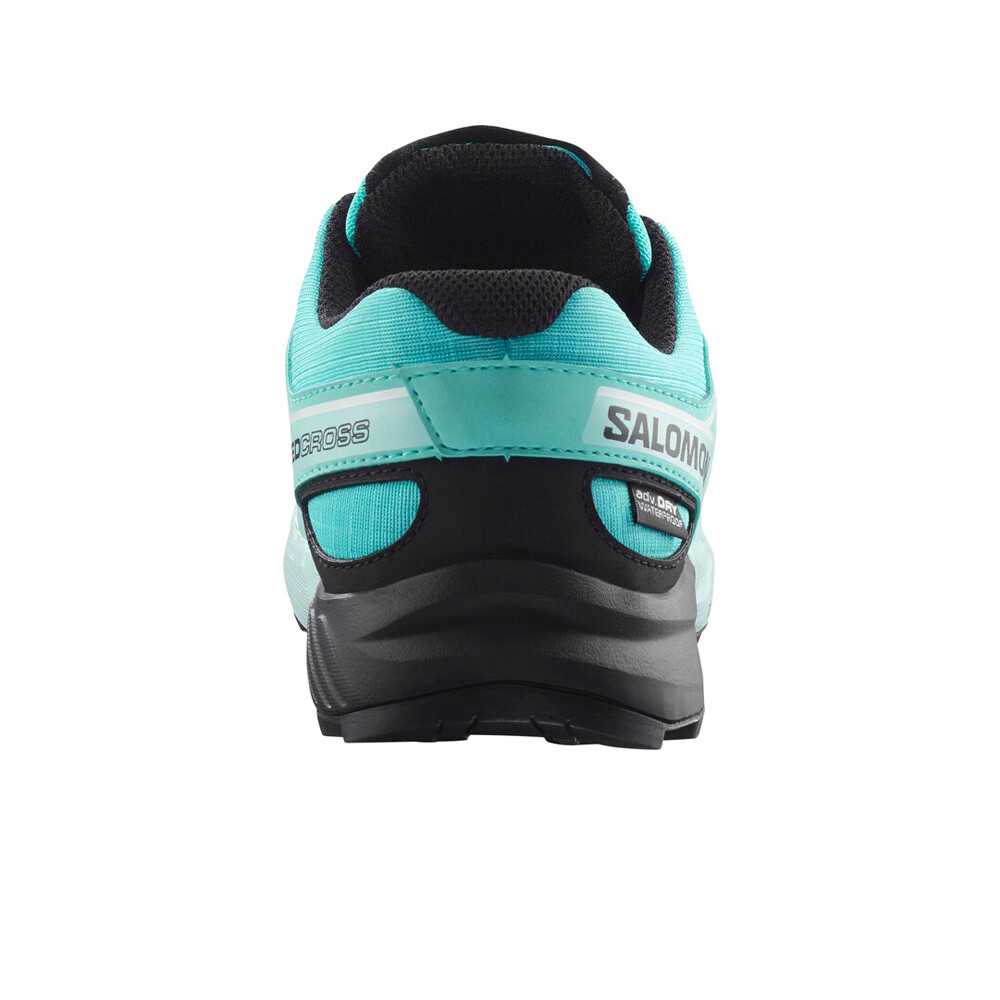 Salomon zapatilla trekking niño SPEEDCROSS WP J vista trasera