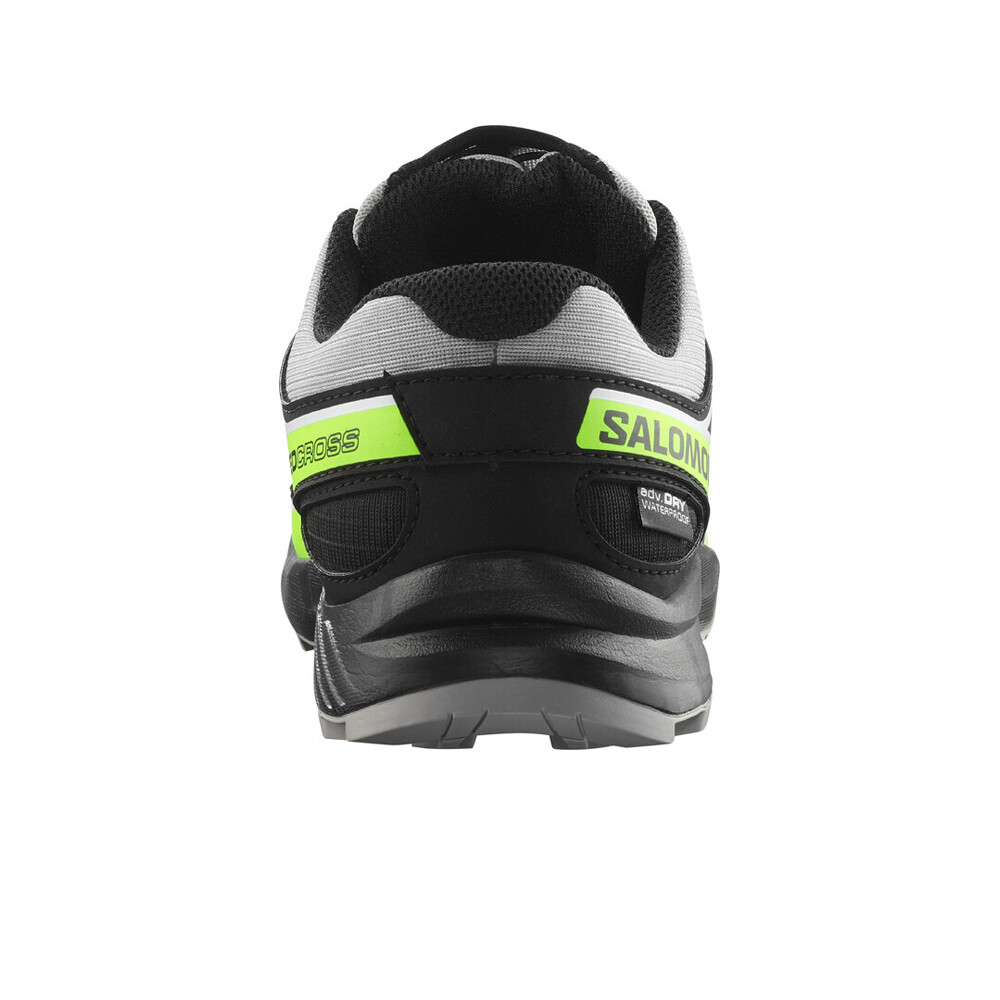 Salomon zapatilla trekking niño SPEEDCROSS WP J vista trasera