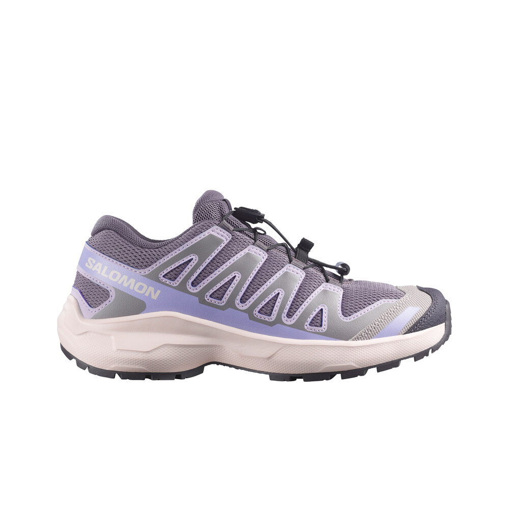 Salomon zapatilla trekking niño XA PRO J lateral exterior