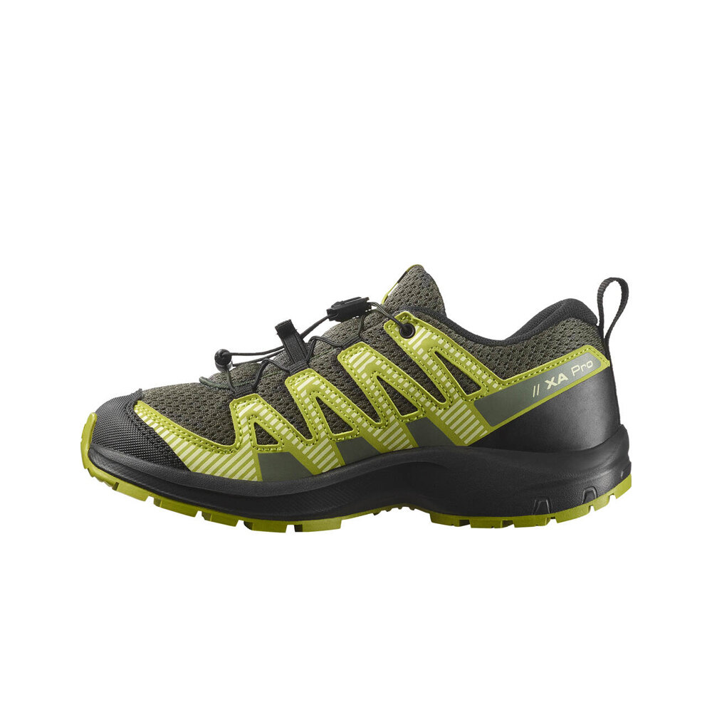 Salomon zapatilla trekking niño XA PRO V8 J puntera