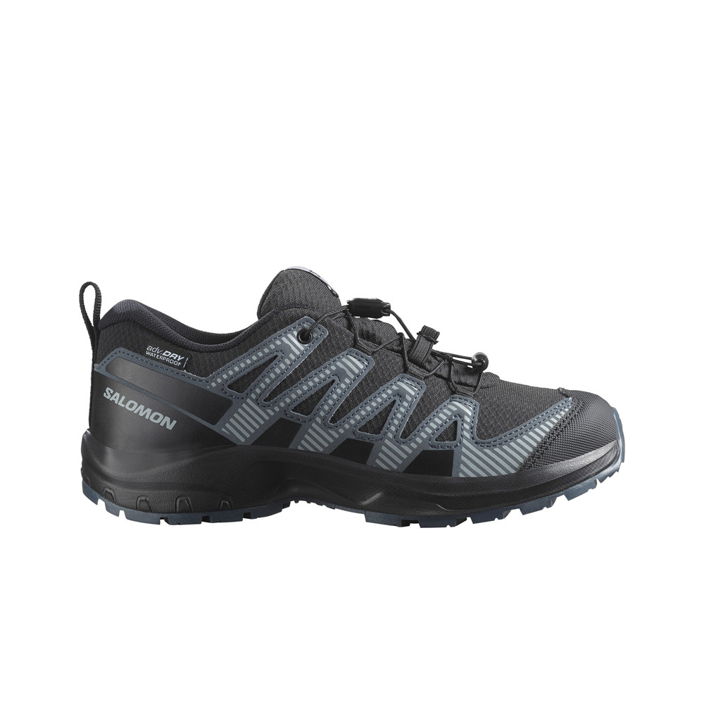 Salomon zapatilla trekking niño XA PRO V8 WP J lateral exterior