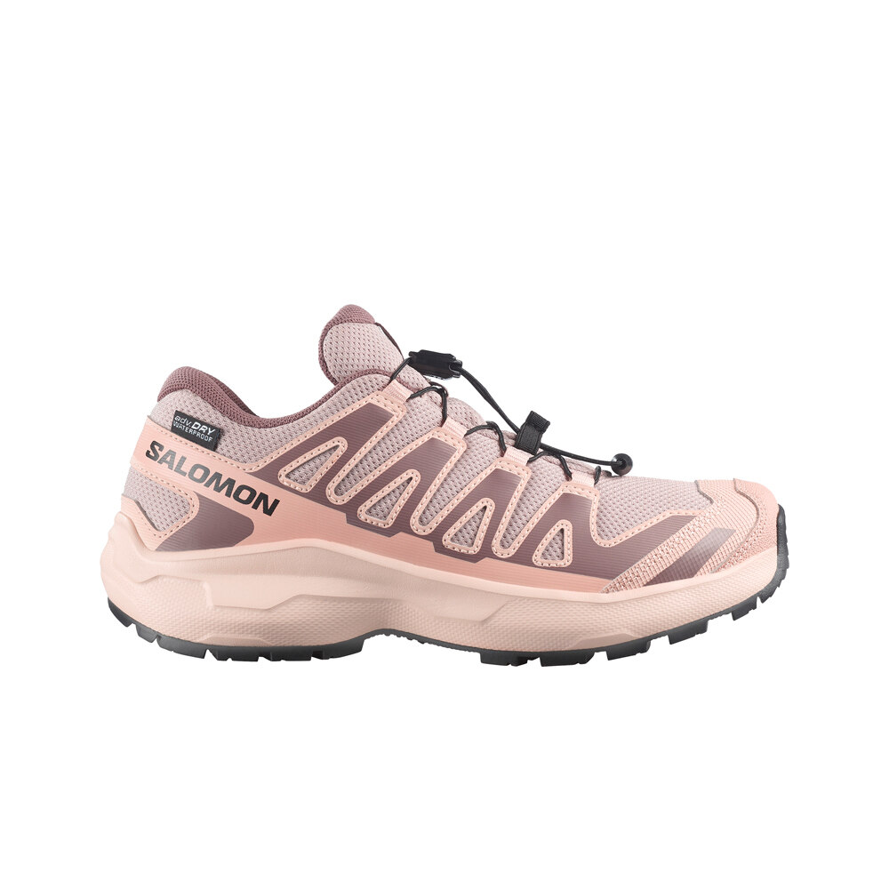 Salomon zapatilla trekking niño XA PRO WP J lateral exterior