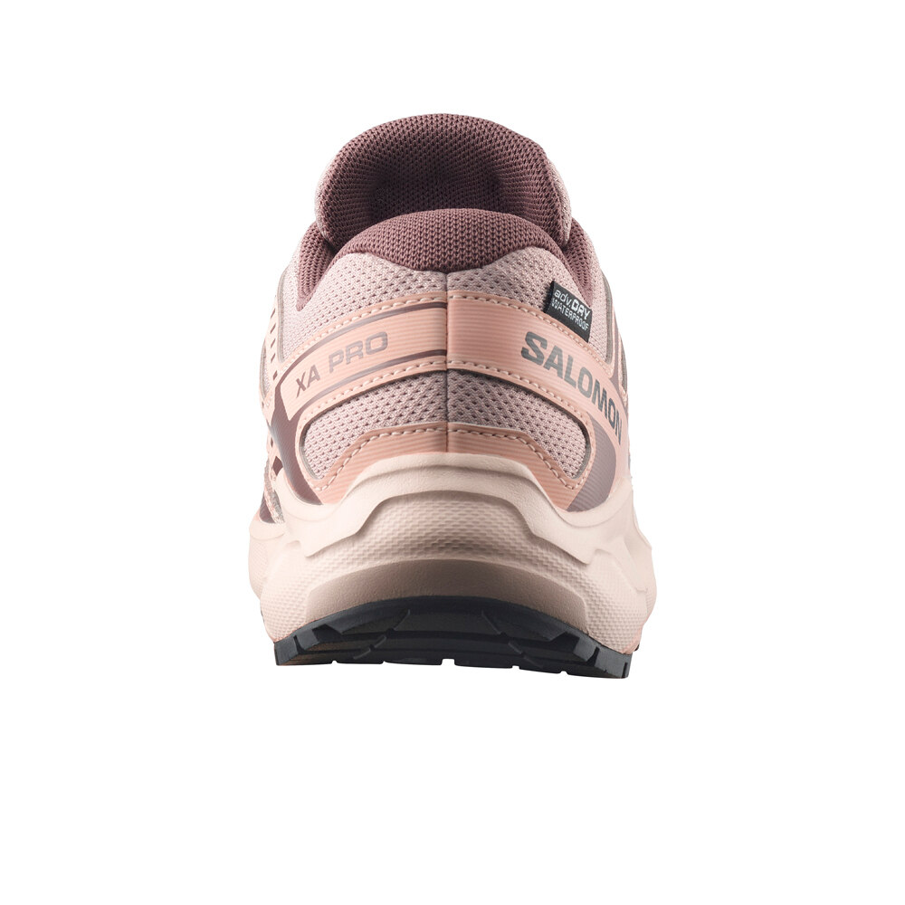 Salomon zapatilla trekking niño XA PRO WP J vista trasera