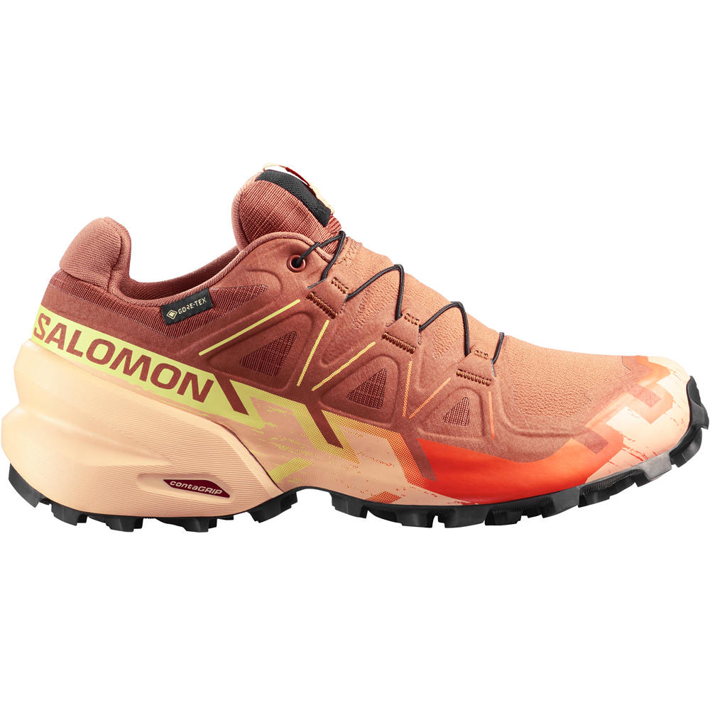 Salomon zapatillas trail mujer SPEEDCROSS 6 GTX W lateral exterior