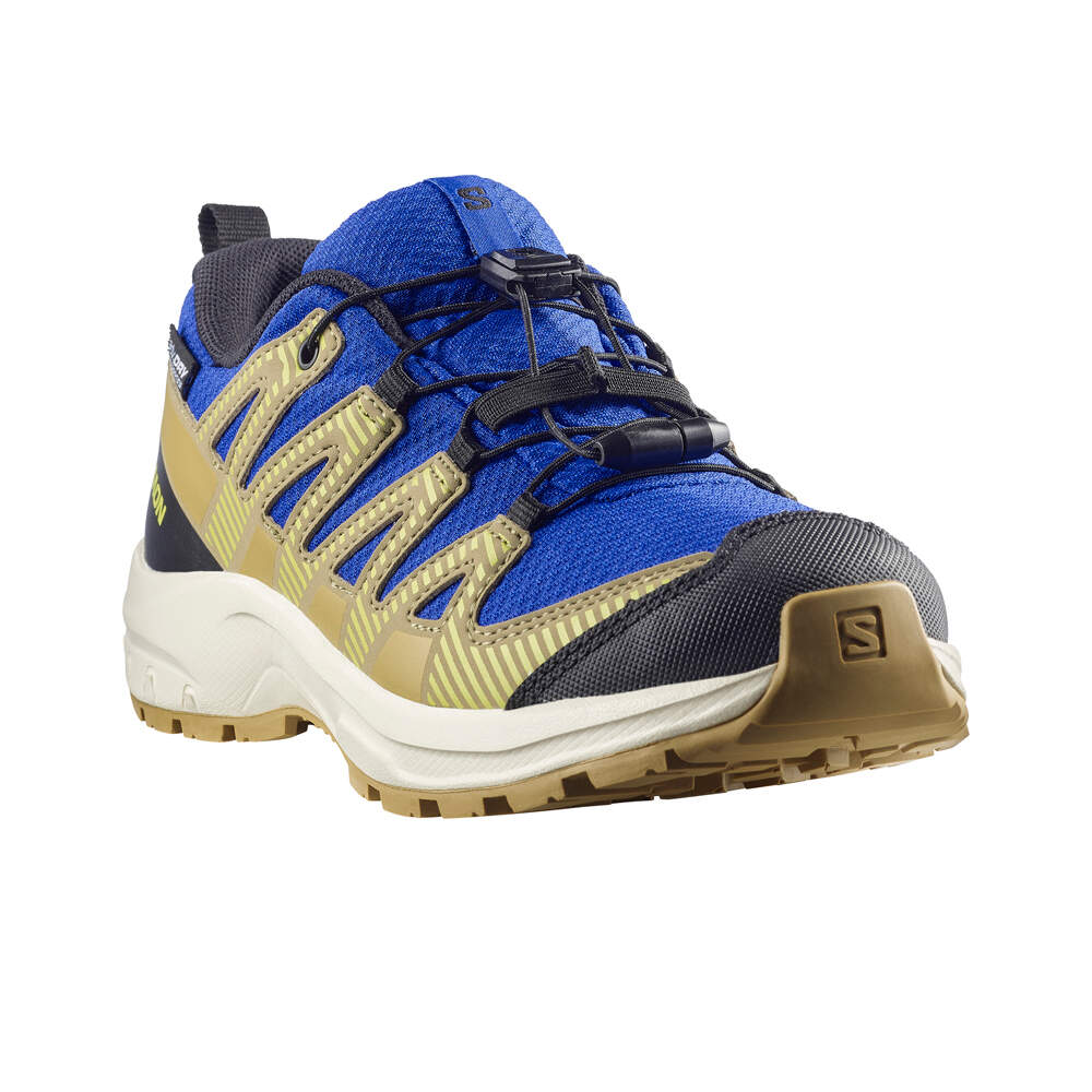 Salomon zapatillas trail niño XA PRO V8 WP J vista trasera