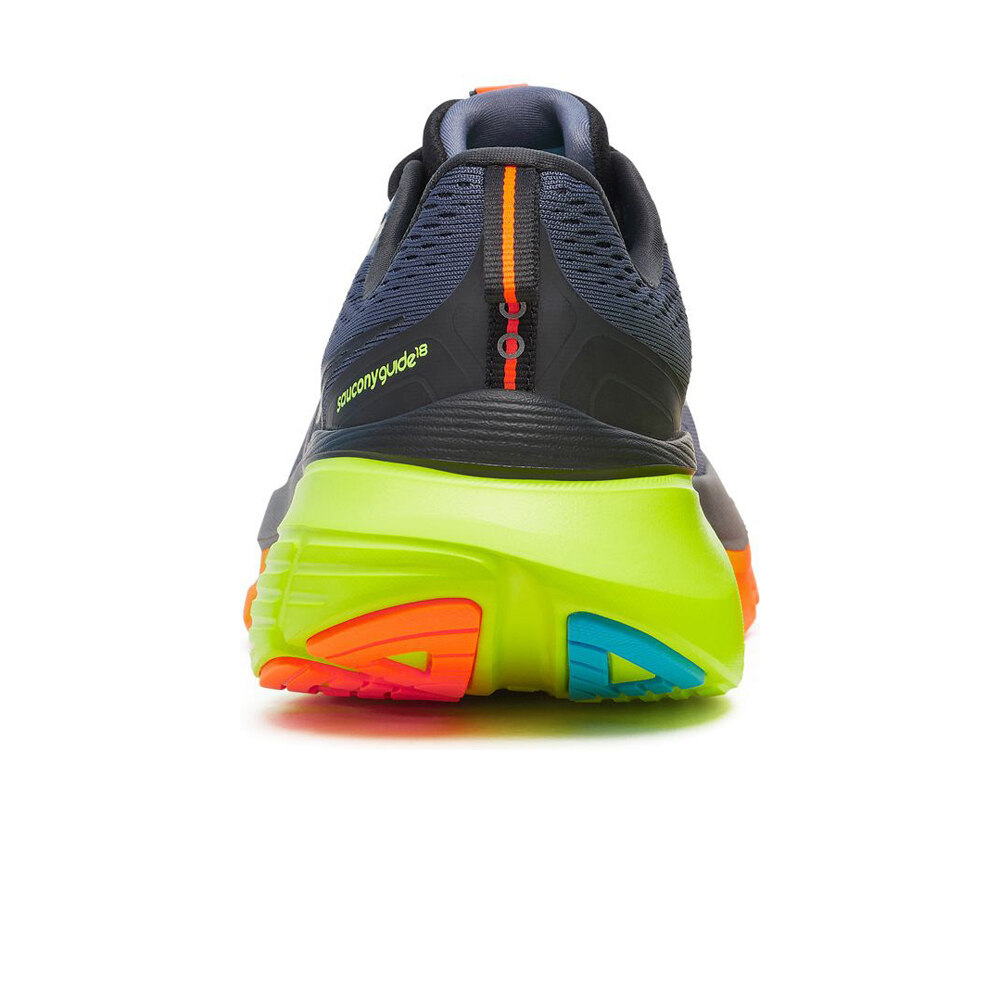 Saucony zapatilla running hombre GUIDE 18 vista trasera