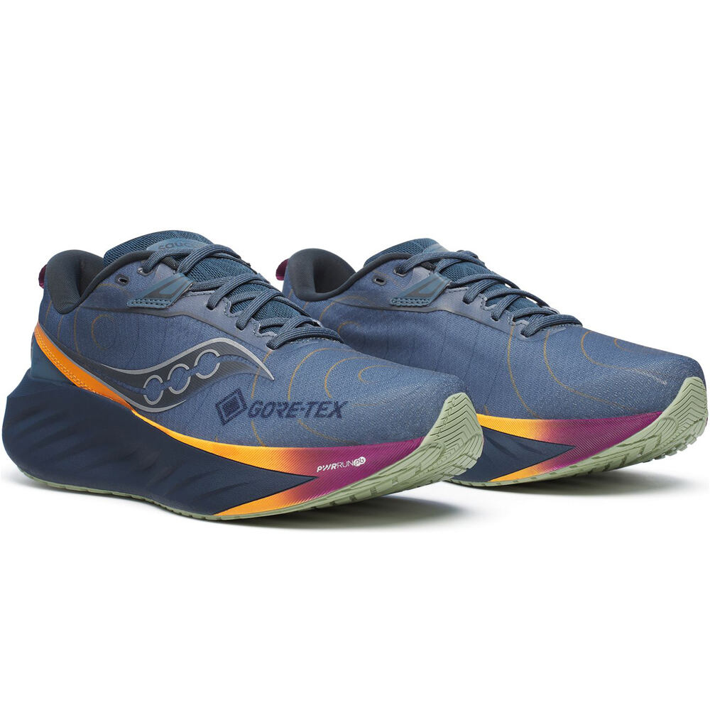 Saucony zapatilla running hombre TRIUMPH 22 GTX lateral interior