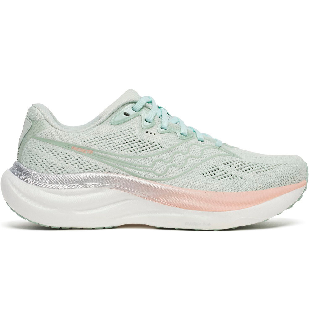 Saucony zapatilla running mujer RIDE 19 W lateral exterior
