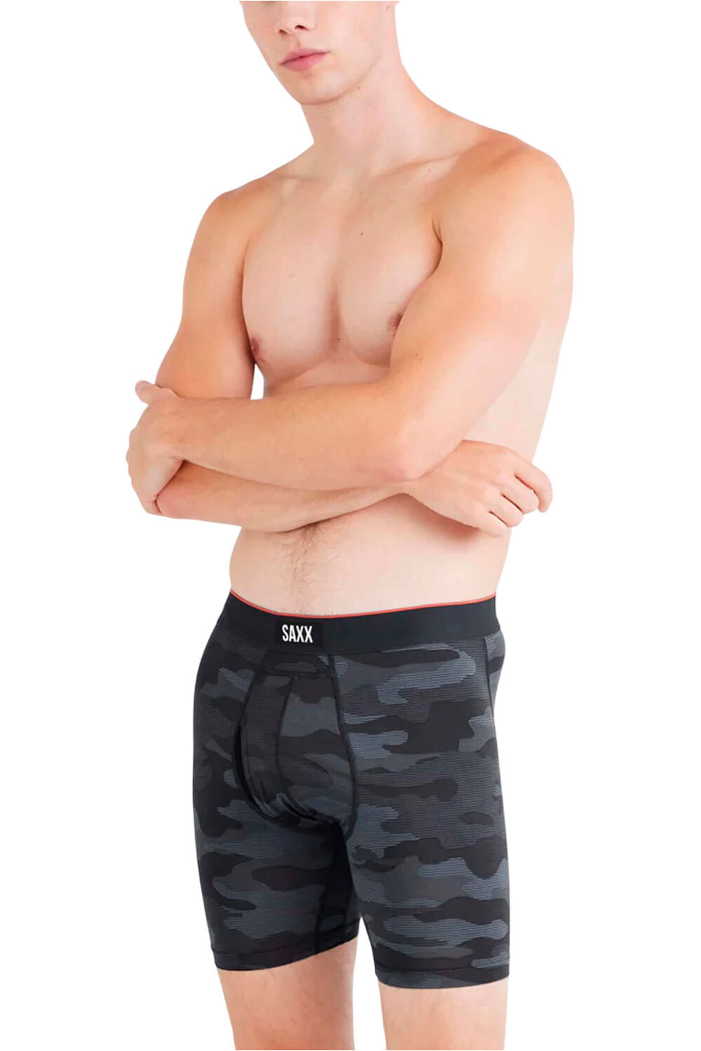 Saxx calzoncillo térmico MULTI-SPORT MESH BOXER BRIEF FLY vista frontal