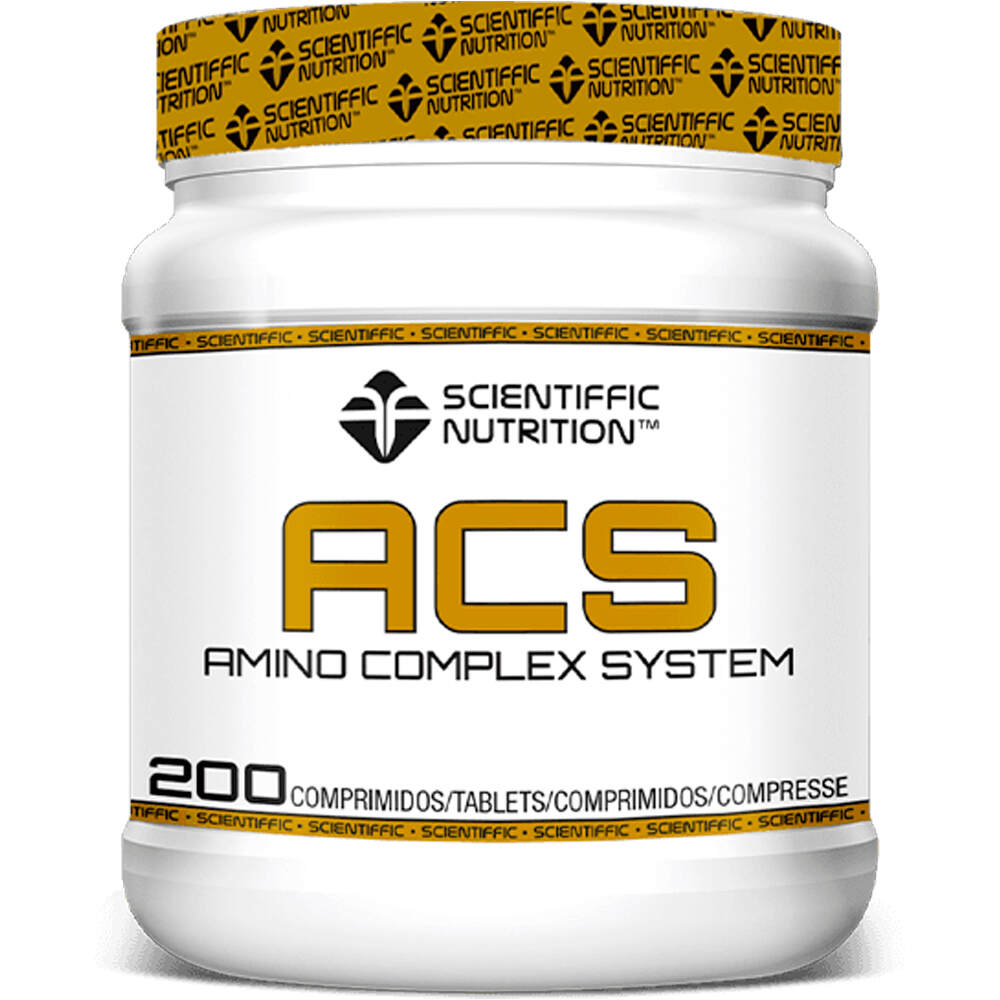 Scientiffic Nutrition Aminoacidos ACS Amino System 200tabs vista frontal