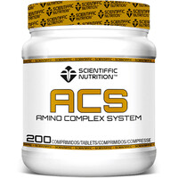 Scientiffic Nutrition Aminoacidos ACS Amino System 200tabs vista frontal