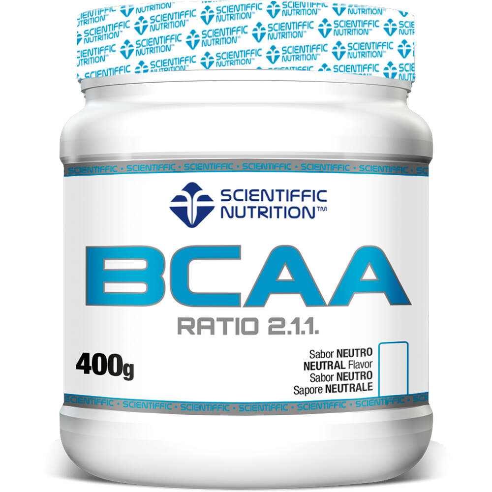Scientiffic Nutrition Aminoacidos BCAA 100% Fermentacin Natural Neutro 40 vista frontal