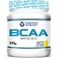 Scientiffic Nutrition Aminoacidos BCAA Fermentacion Natural Limon 315g vista frontal