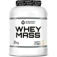 Scientiffic Nutrition Aumento Peso/Gainers Whey Mass 50/50 Digezyme Vainilla 2kg vista frontal