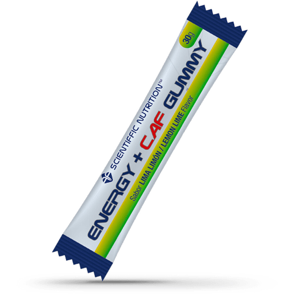 Scientiffic Nutrition barritas energéticas CAJA Energy Gummy + CAF Lima Limon 12 uds 01