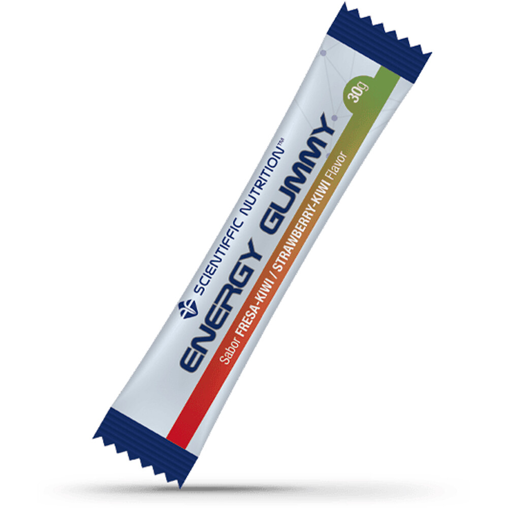 Scientiffic Nutrition barritas energéticas CAJA Energy Gummy Fresa Kiwi 12 uds 01