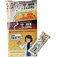Scientiffic Nutrition barritas energéticas CAJA Tasty Bar 35g Cookies 24uds vista frontal