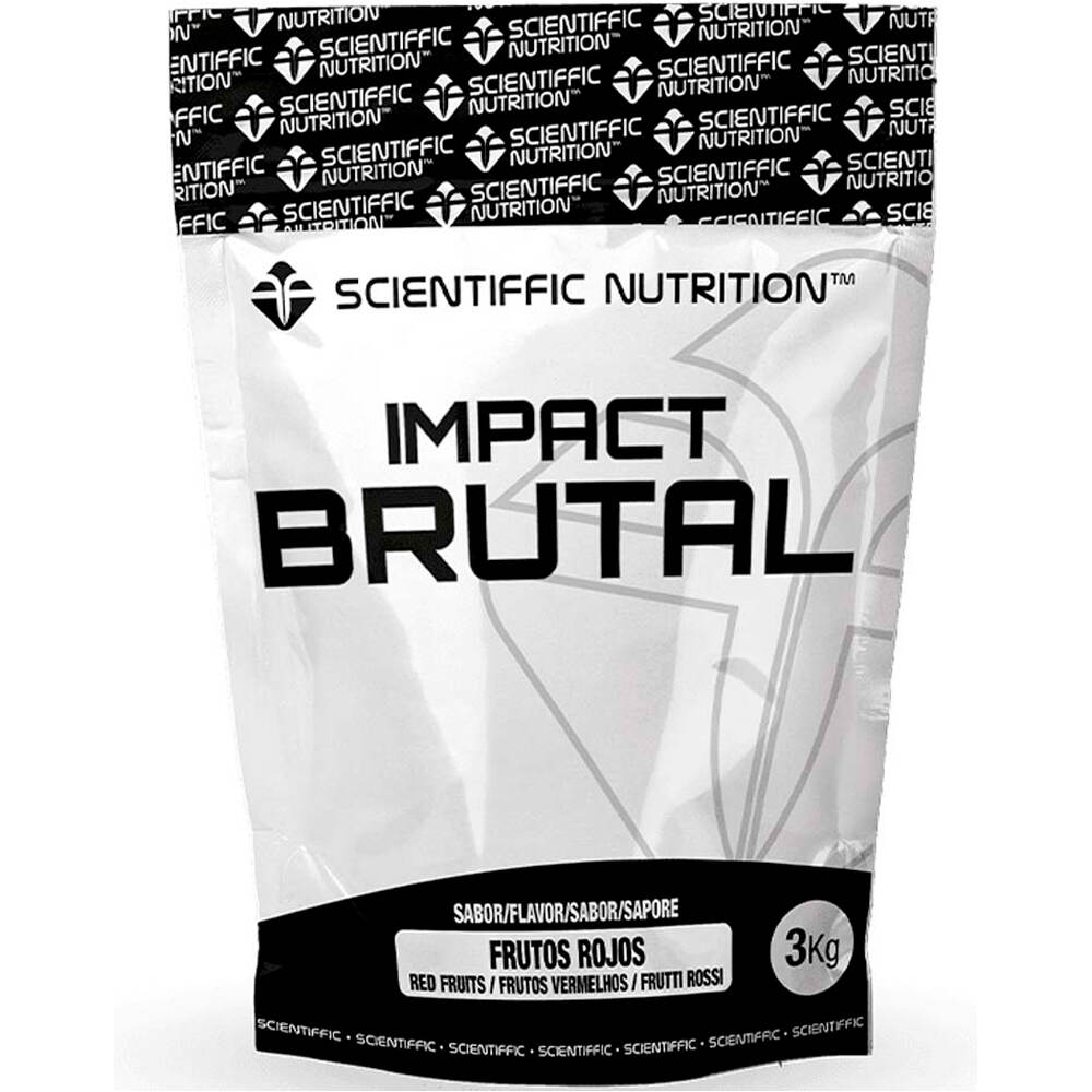 Scientiffic Nutrition Carbohidratos Brutal Impact Frutas del Bosque 3kg vista frontal