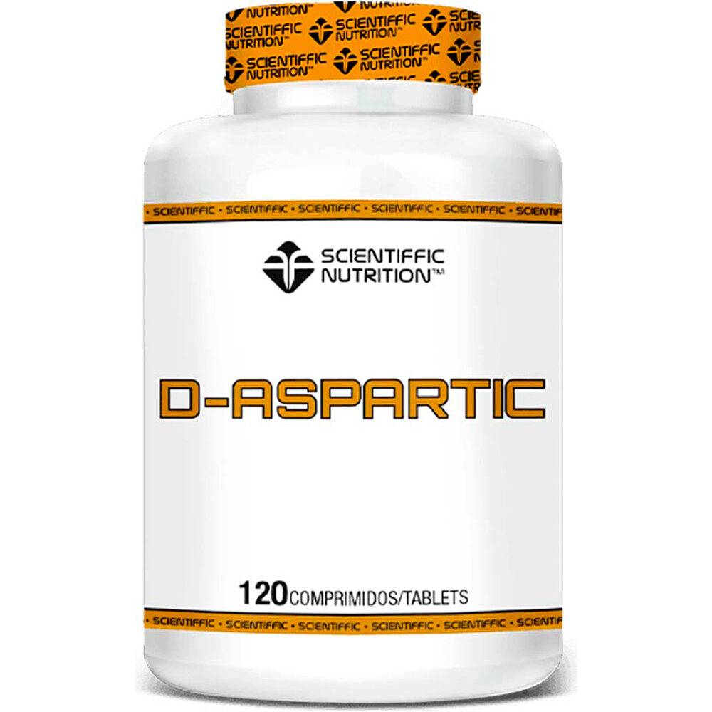 Scientiffic Nutrition complementos nutricionales D-Aspartic 120tabs vista frontal