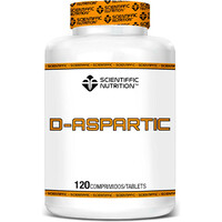 Scientiffic Nutrition complementos nutricionales D-Aspartic 120tabs vista frontal