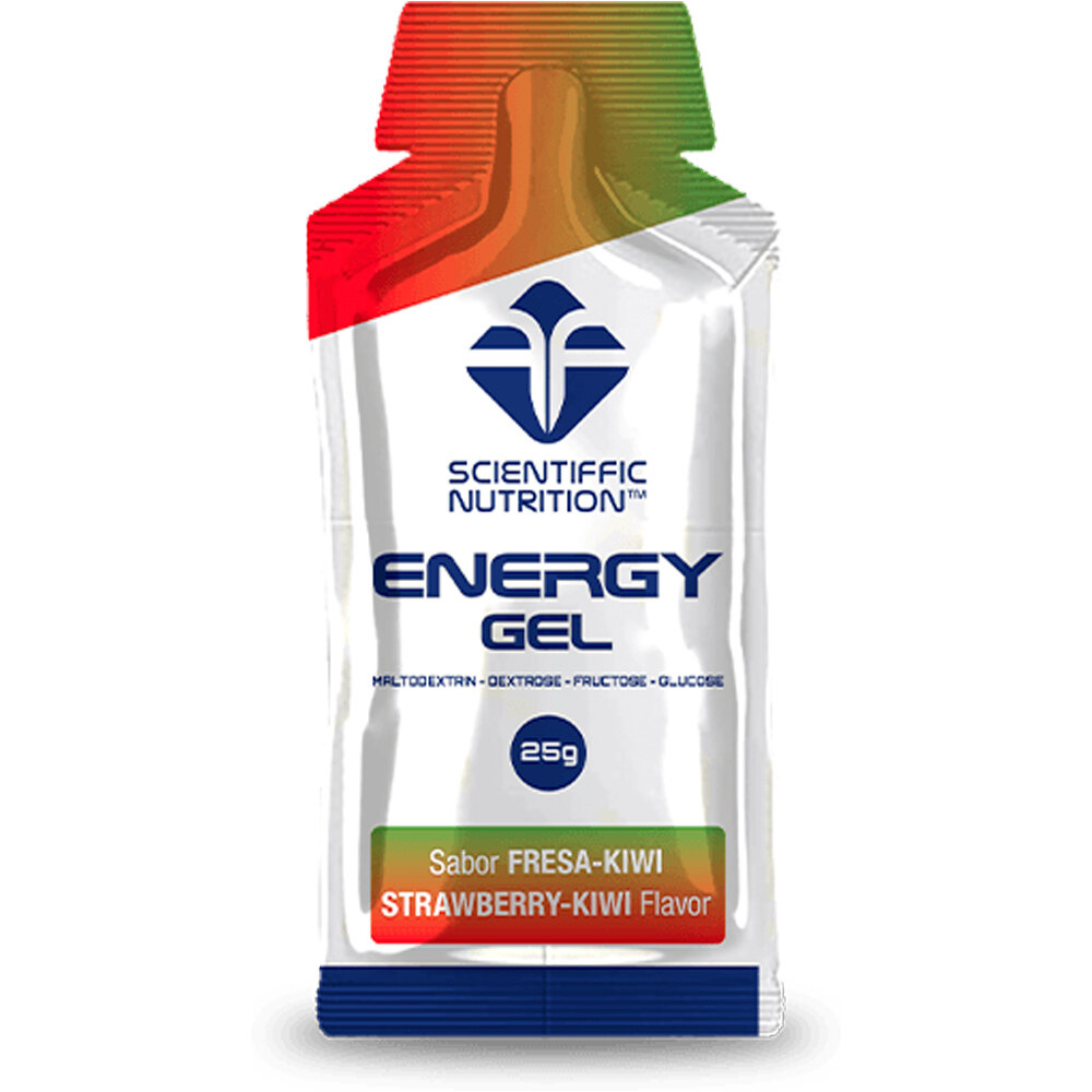 Scientiffic Nutrition energía instantánea CAJA Gel Energy 25g Fresa Kiwi 18 uds 01