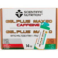 Scientiffic Nutrition energía instantánea CAJA Gel + MAX 50 70G Mentol 14uds vista frontal