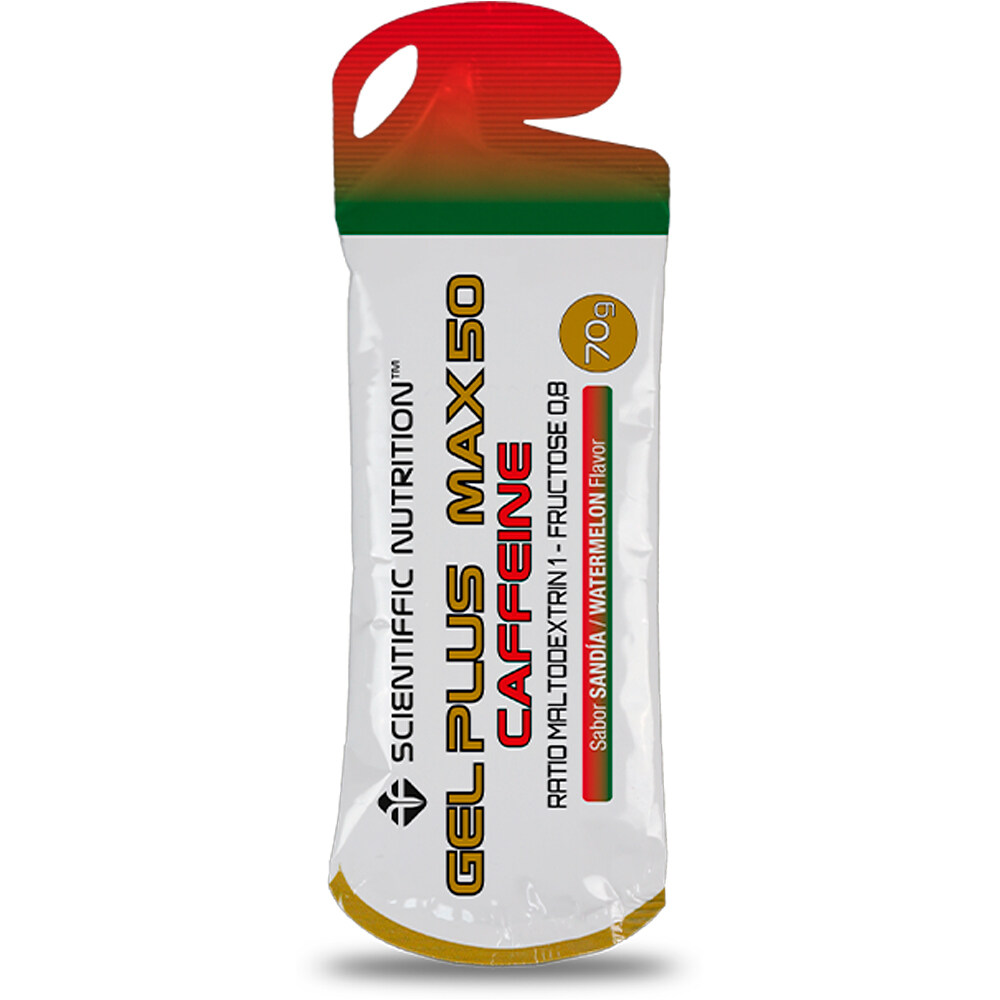 Scientiffic Nutrition energía instantánea CAJA Gel + MAX 50 + CAF 70G Sanda 14uds 01
