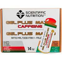 Scientiffic Nutrition energía instantánea CAJA Gel + MAX 50 + CAF 70G Sanda 14uds vista frontal