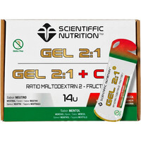 Scientiffic Nutrition energía instantánea CAJA Gel Ratio 2:1 60G  Sandia 14uds vista frontal