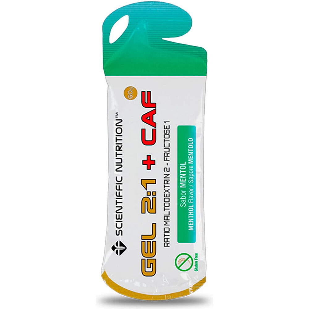 Scientiffic Nutrition energía instantánea CAJA Gel Ratio 2:1 +CAF 60G  Mentol 14uds 01