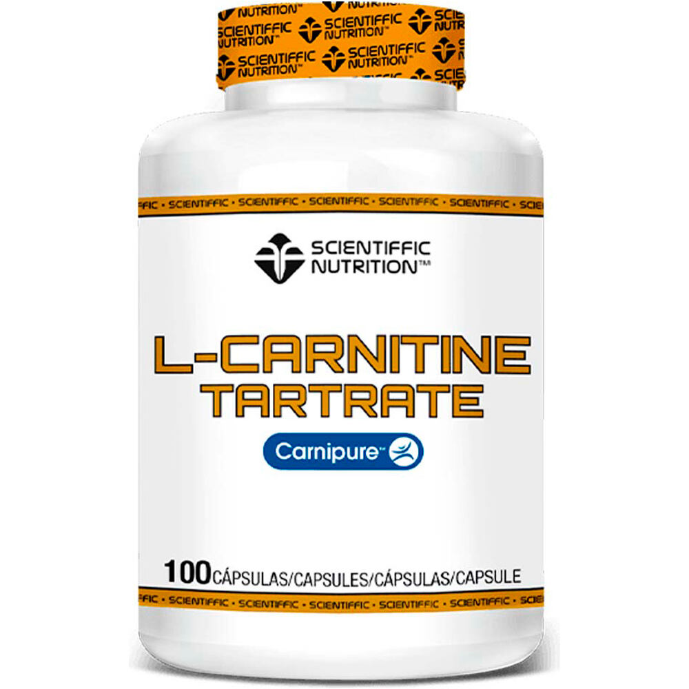 Scientiffic Nutrition L-Carnitina L Carnitine Tartrate Carnipure 100caps vista frontal