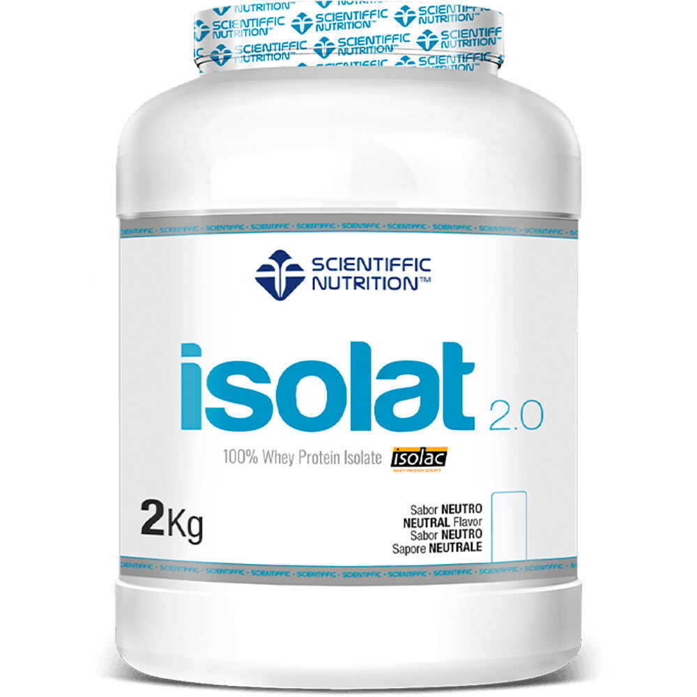 Scientiffic Nutrition Proteinas Aislado Suero/Whey Isolat 2.0 Whey Protein Isolac Neutro 2k vista frontal