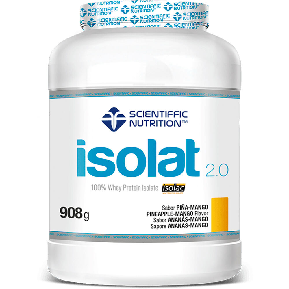 Scientiffic Nutrition Proteinas Aislado Suero/Whey Isolat 2.0 Whey Protein Isolac Pia Mang vista frontal