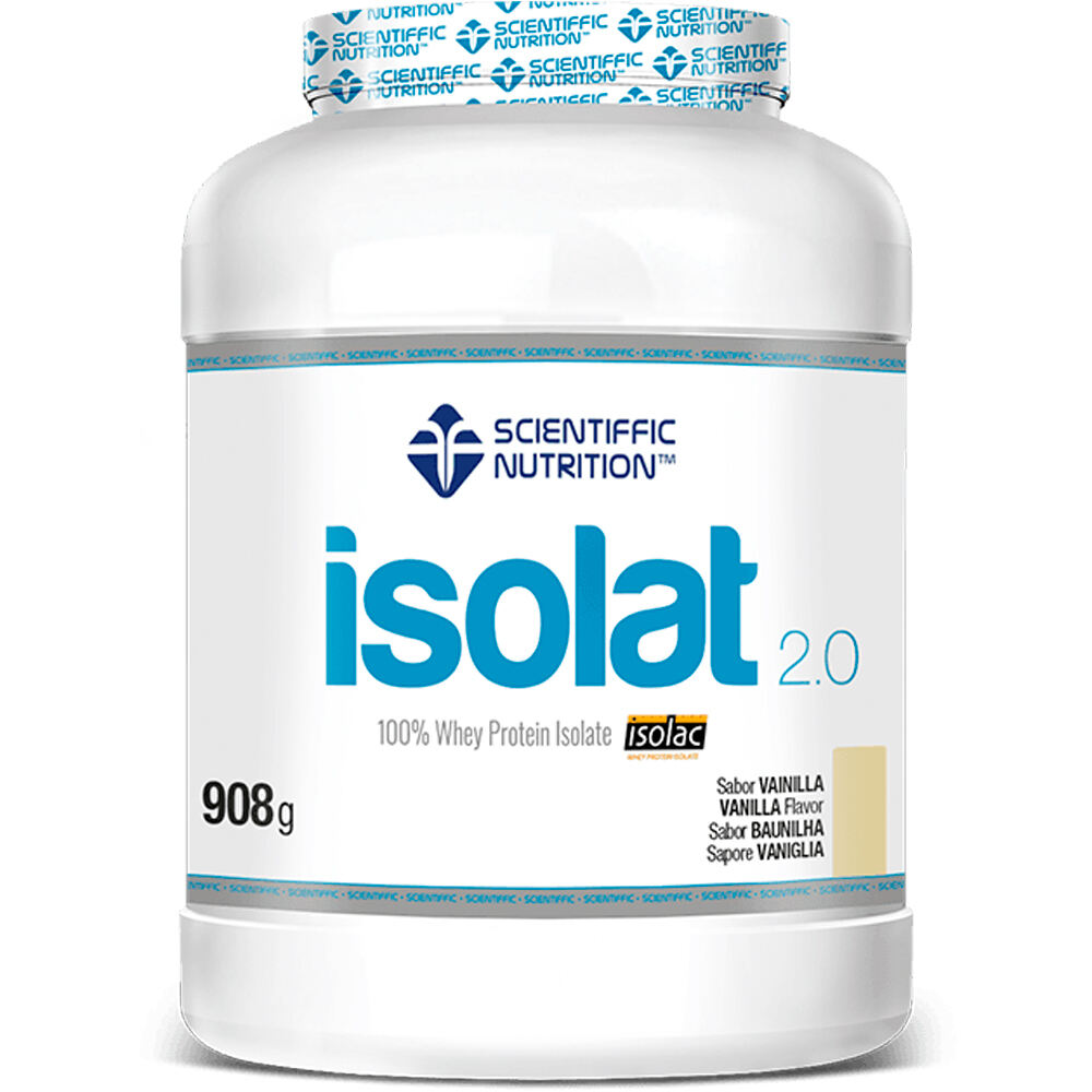 Scientiffic Nutrition Proteinas Aislado Suero/Whey Isolat 2.0 Whey Protein Isolac Vainilla vista frontal