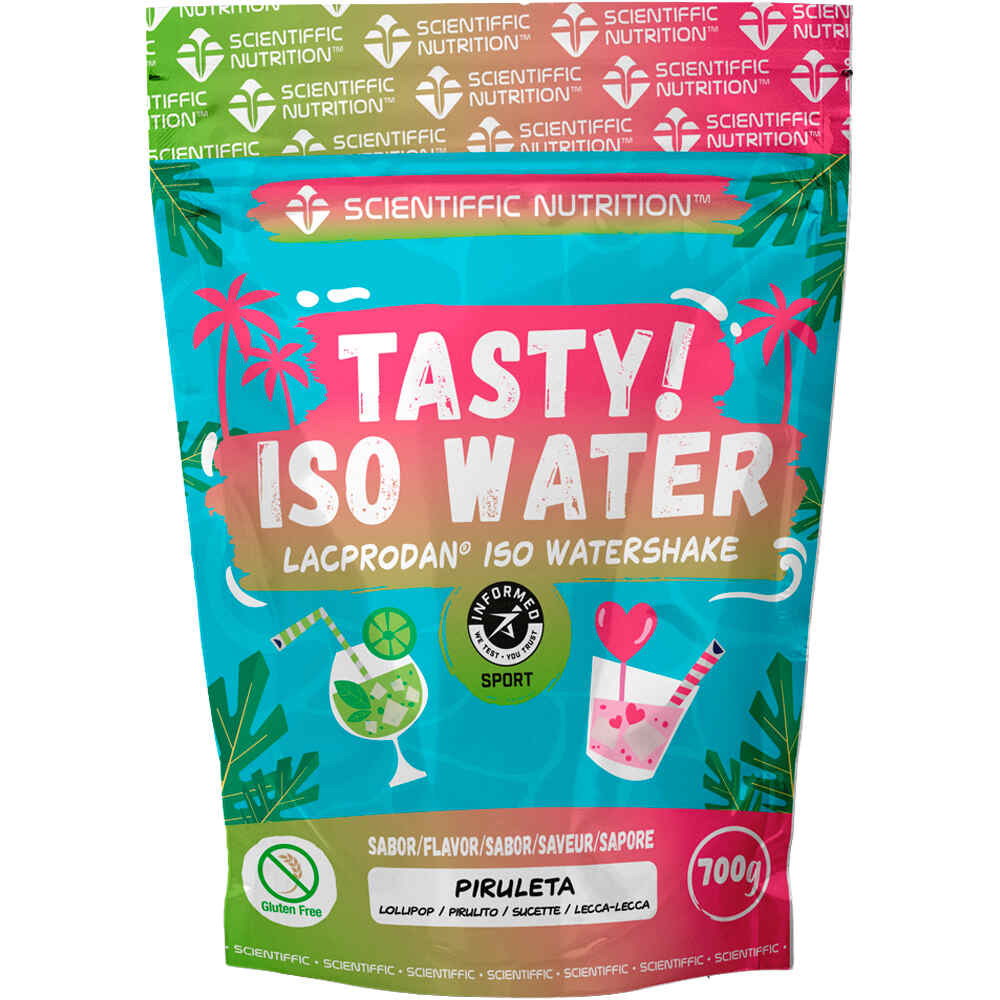 Scientiffic Nutrition Proteinas Aislado Suero/Whey Tasty Isowater Piruleta 700g vista frontal