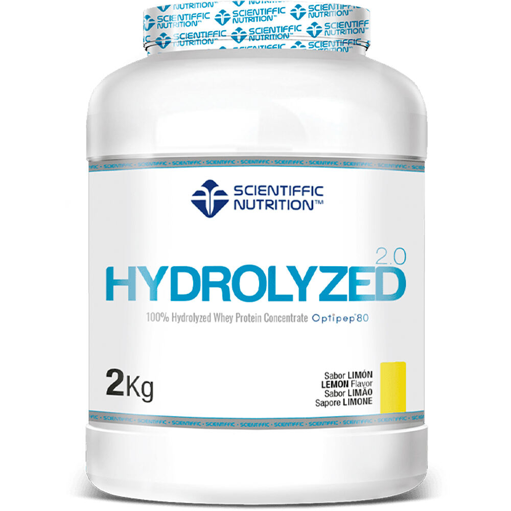 Scientiffic Nutrition Proteinas Hidrolizadas Hydrolyzed 2.0 Whey Protein Optipep80 Limn 2Kg vista frontal