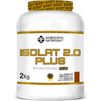 Scientiffic Nutrition proteínas Isolat 2.0 PLUS Whey Protein Isolac Chocolate 2kg vista frontal