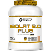 Scientiffic Nutrition proteínas Isolat 2.0 PLUS Whey Protein Isolac Cookies Cream 2kg vista frontal